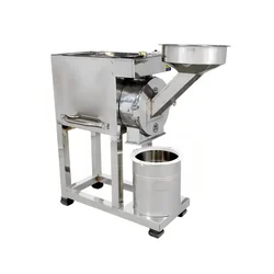 Semi-Automatic 2 in 1 SS Flour Mill/Pulverizer Machine/Masala Grinder with 2 HP Motor, 12-20kg/hr